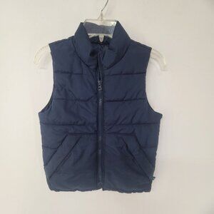 Gap Kids Boy's Puffer Vest Navy Blue Size XS Preppy Gorpcore Insulated